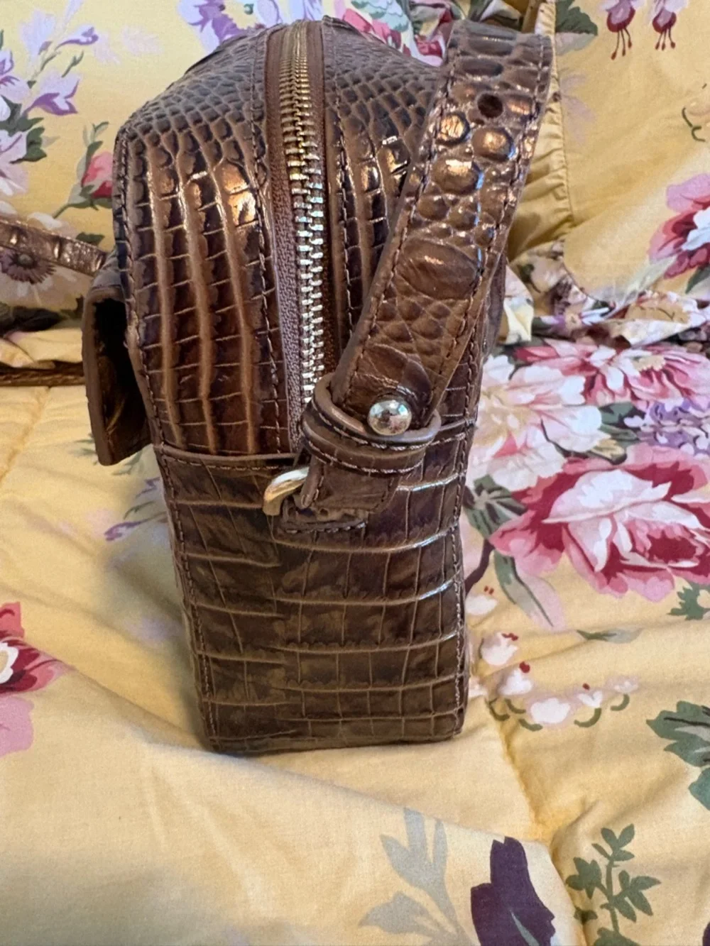 Brown Brahmin Bag with Hints of Burnished Bronze - Picture 7 of 15